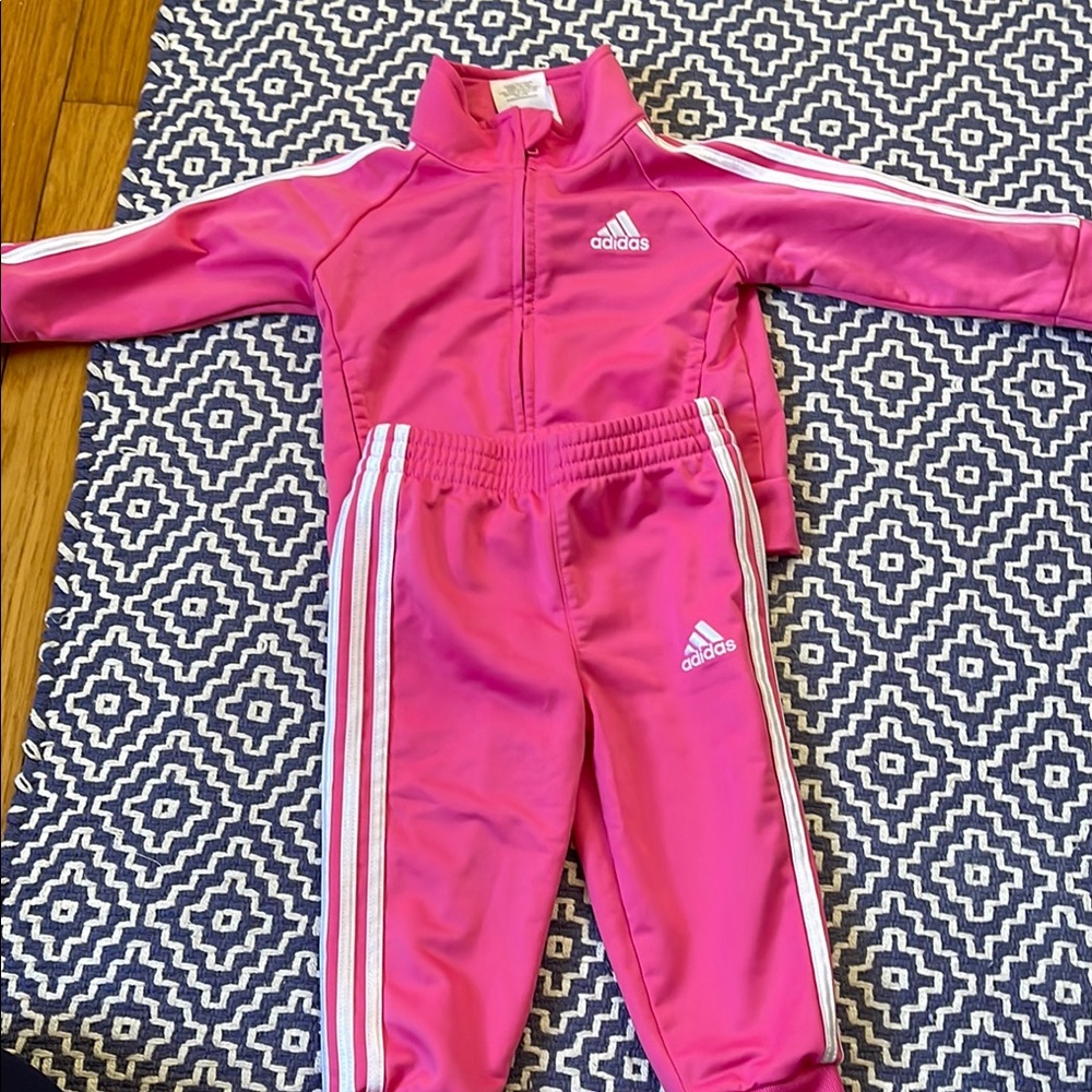 Adidas Pink Tracksuit for Kids
